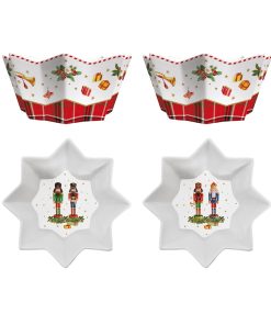 Alternative view of Coffret De 2 Bols En Porcelaine En Forme D&rsquo;Etoile Ø 14 CM Collection Casse Noisette