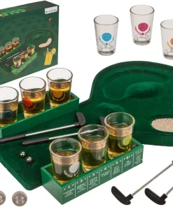 Alternative view of boite Jeu à boire, golf incl. 6 verres shooter