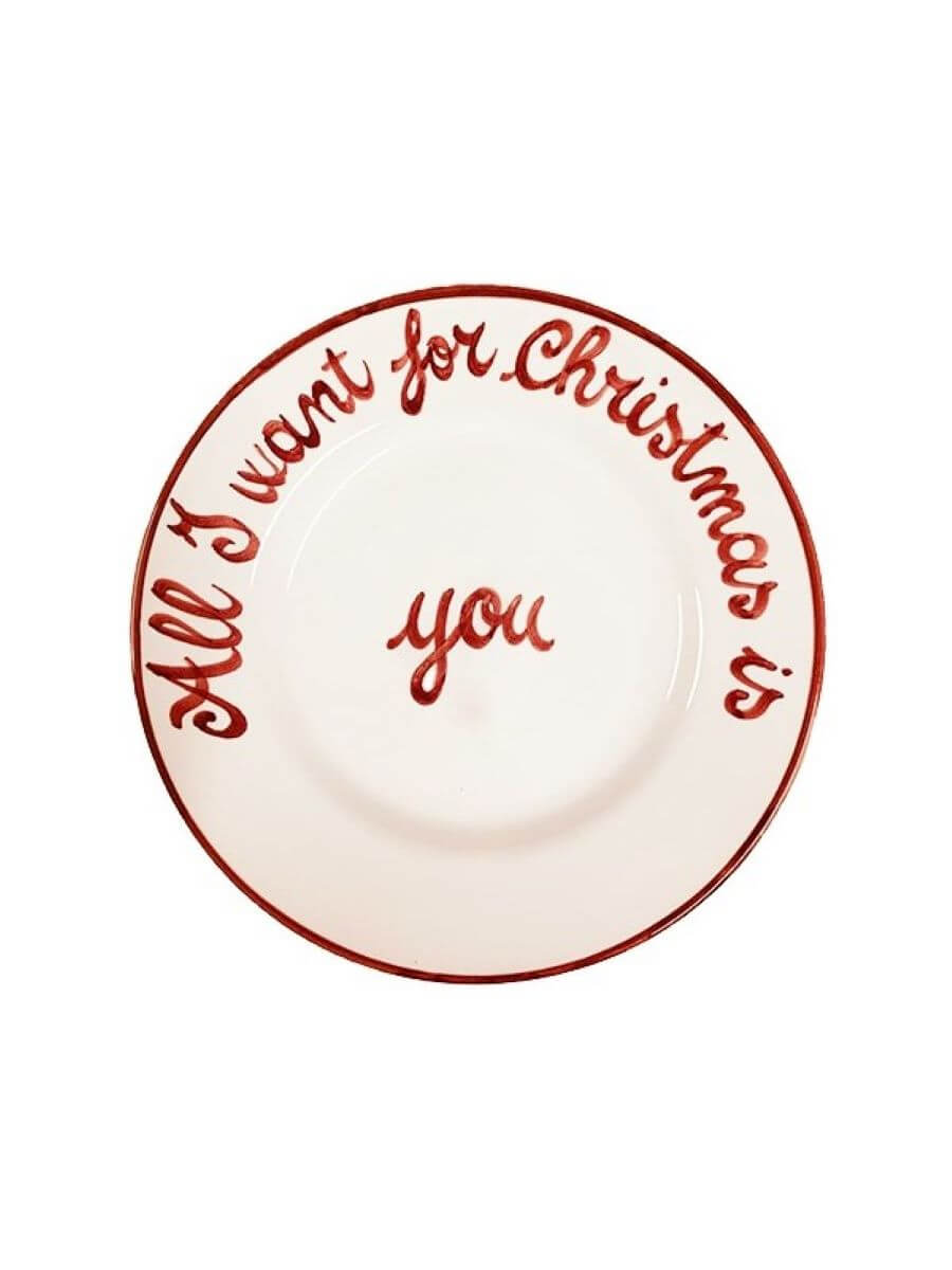 ASSIETTE ALL I WANT FOR CHRISTMAS IT’S YOU 20CM POPOLO – Image 4