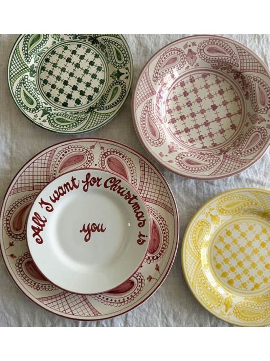 ASSIETTE ALL I WANT FOR CHRISTMAS IT’S YOU 20CM POPOLO – Image 3