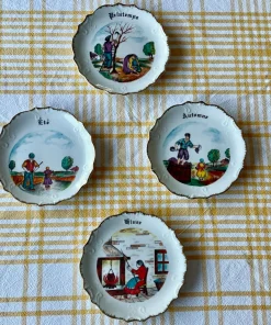 Assiettes décoratives des 4 saisons