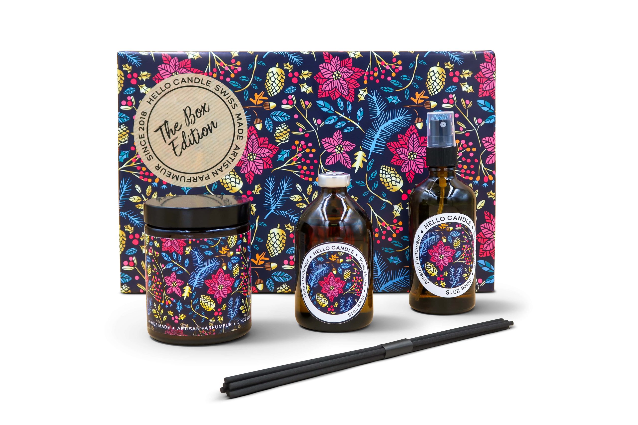 Coffret de Noël Souvenirs de Noël Hello Candle