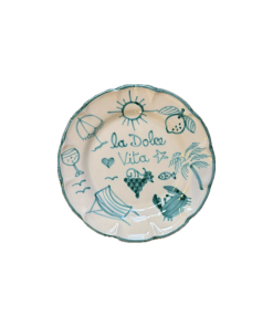 Alternative view of ASSIETTE DOLCE VITA – VERTE – 25CM POPOLO