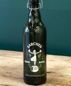 Bouteille publicitaire de bière artisanale – KARCHER (verte)