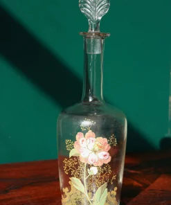 Carafe à liqueur – Décor Florale – Art Nouveau – LEGRAS