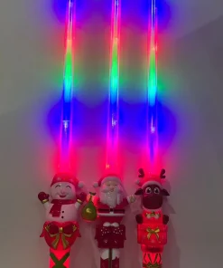 bâton de noël sonore et lumineux