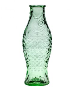 Carafe poisson verte en verre – SERAX