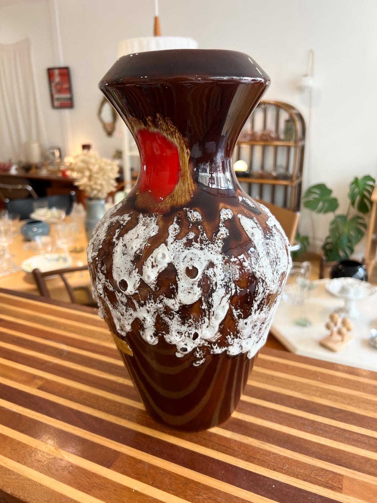 Vase céramique fait main style « volcanique » – Image 7