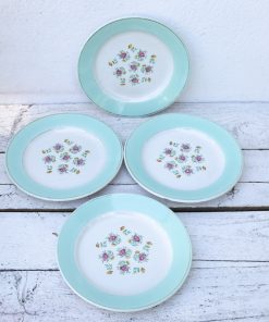 4 assiettes à dessert Luneville modèle Malmaison