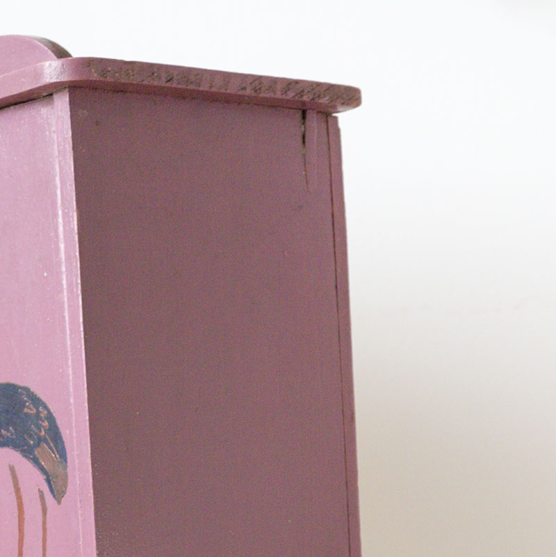 Armoire poupée couleur prune vintage – Image 5