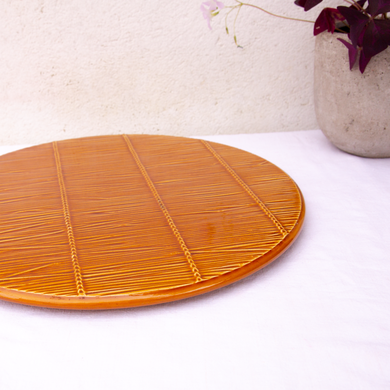 Plat de présentation Gien val d’or – Image 3