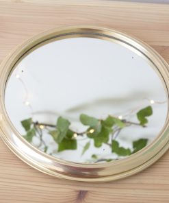 Plateau miroir art déco