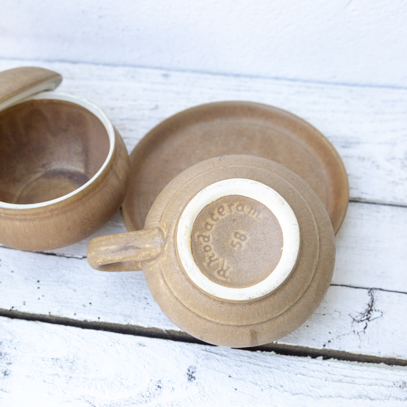 Tasse à thé et pot en grès – Image 5