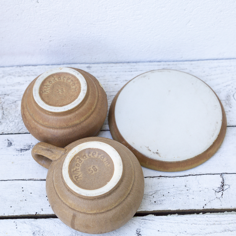 Tasse à thé et pot en grès – Image 6