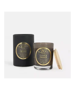 Bougie parfumée N°26 Clou de girofle & Orange – Cire végétale parfumée