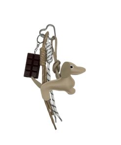 Bijou de sac teckel beige