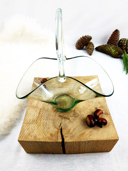 Corbeille en verre VENDU – Image 2