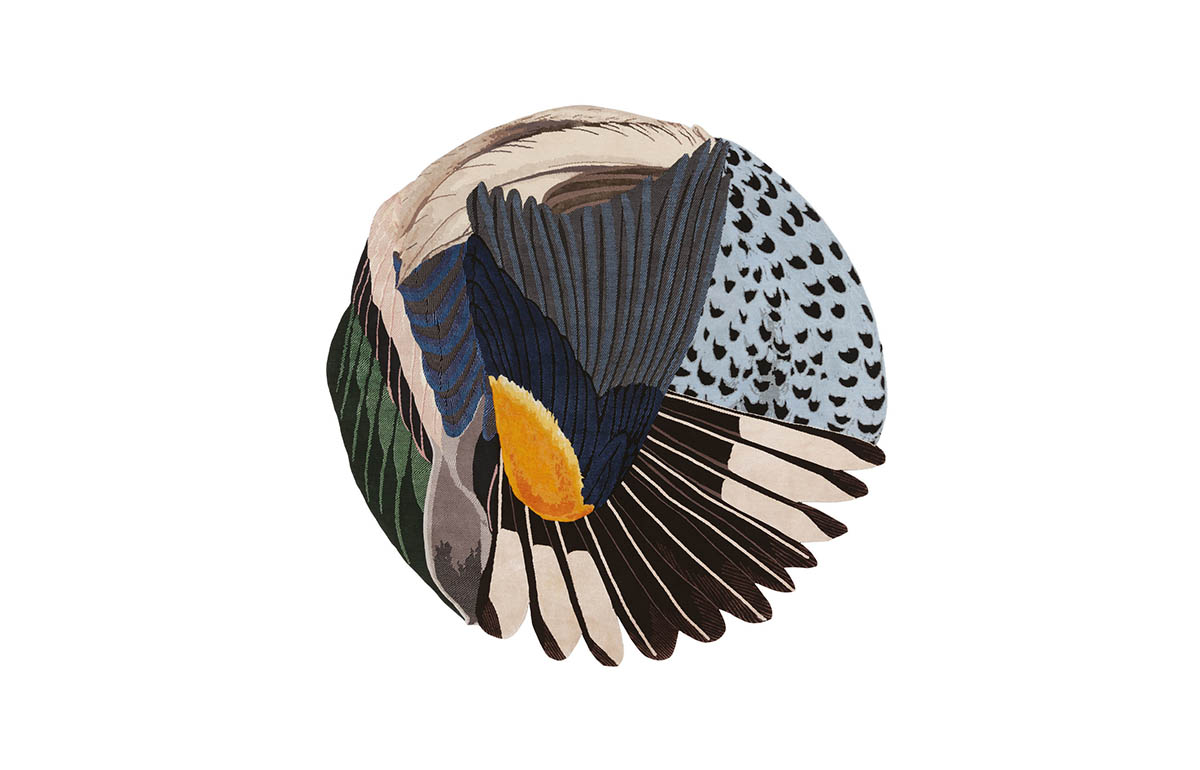 Tapis FEATHERS – 250 D cm – Laine & Soie – Image 2