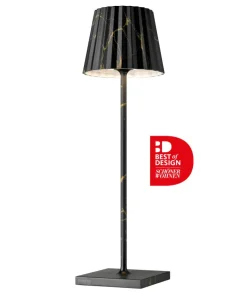Alternative view of TROLL 2.0 – Lampe d&rsquo;extérieur Marbre Noir