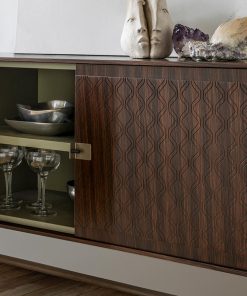 Alternative view of Buffet Oriental Up – 234.5 L cm – Palissandre décoré