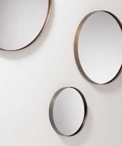 Miroir Riflesso – 45 D cm – Laiton délabré orbital