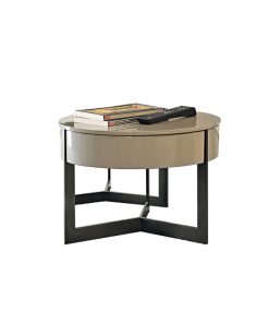 Petite table Sign – diam 45 / 30 H cm – Laque mat