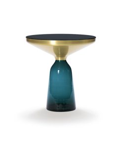Alternative view of Table basse Bell Side – Verre Montana bleu