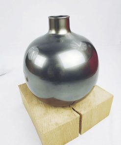 Vase en verre teinté gris VENDU