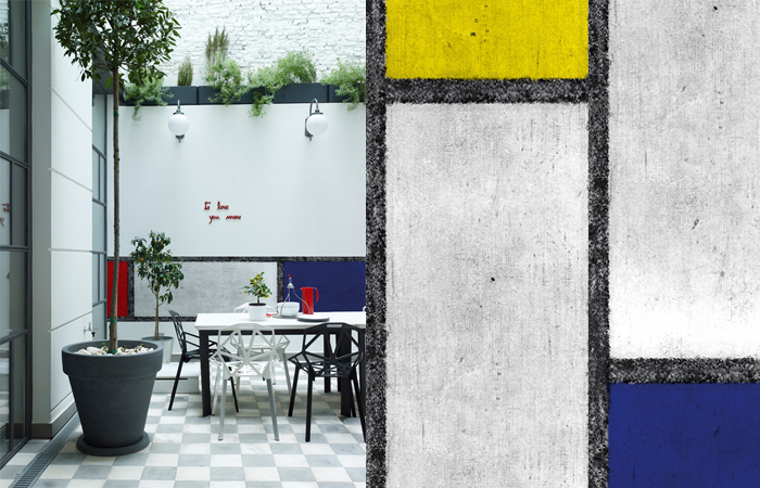 Papier peint extérieur Wall & Déco «OUT» – De Stijl – Image 2